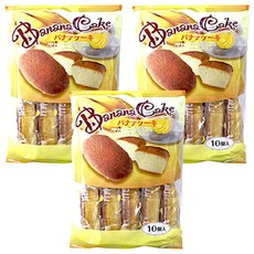 幸福堂 香蕉蛋糕 10入, 3個, 180g