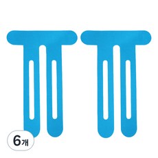 골드팡 고탄력 스포츠 테이프 무릎보호대 Blue line, 6개, 2개입