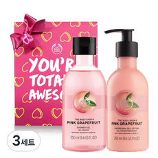 더바디샵 핑크 그레이프 후룻 2종 바디 선물세트, 3세트