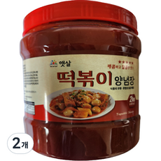 太陽辣炒年糕調味醬, 2kg, 2個