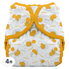 THiRSTiES 防水壓扣尿布兜 SANRIO聯名款 1號 (3-8kg), Gudetama 蛋黃哥, 4件