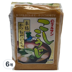 마루산 고시고우지 미소 조미된장, 1kg, 6개