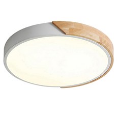 HONEY COMB 蜂巢燈飾 北歐馬卡龍 LED 遙控調光調色臥室吸頂燈 54W, 1入, 灰色