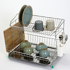 INEX 雙層餐具瀝水架, 混合顏色