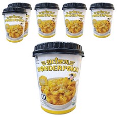 Daeyujaem WONDERBbokki 起司杯裝辣炒年糕, 6個, 120g