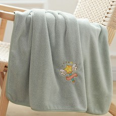 Titan 海灘巾 180 x 90 cm, 1個, 淺綠色 月兔