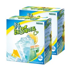 Nestle 雀巢 藍色檸檬沖泡飲, 13.3g, 40條, 2盒