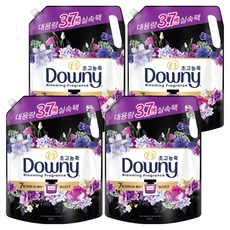 Downy Blooming Fragrance超高濃縮衣物柔軟精補充包 鮮花香, 2.6L, 4包
