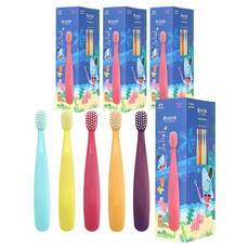 브리스틱 에르고 1단계 오리지널 유아 칫솔, 혼합색상, 5개입, 4세트