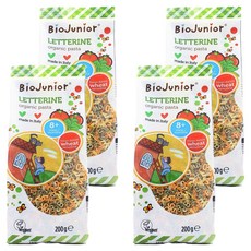 孩童迷你蔬菜義大利麵 字母造型, 200g, 4個