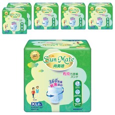 Sun Mate 尚美德 成人褲型紙尿褲 輕柔方便褲, 8片, 6包