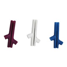 quirky 耳機整線器組, PTWG1-X3PE (Twig), 白, 藍, 紫, 1入