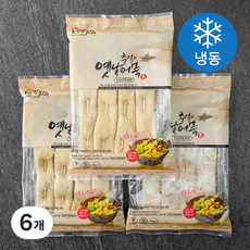 외갓집곳간 추억의 옛날어묵 꼬치어묵 사각 (냉동), 250g, 6개