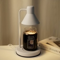 The Sweet Mono 香氛蠟燭暖燈+YANKEE CANDLE 香氛蠟燭組, 仲夏之夜, 白色