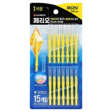 페리오 I자형 마이크로 치간칫솔, 15개입, 1개