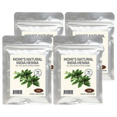 모미스 네츄럴 인디아 헤나 염색제 100g, 케미컬브라운, 4개