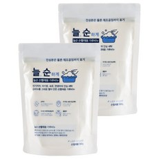 강청 늘순 손빨래용 가루비누 분말세제 본품, 500g, 2개