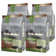 Pro's choice 博士巧思 膳纖化毛貓 保健配方飼料, 化毛貓, 1.5kg, 4袋