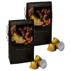 Leesarcoffee 經典綜合聖誕膠囊咖啡, 2個, 10入, 5.5g