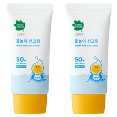 GREEN FINGER 綠手指 孩童戶外防水滋潤防曬乳 SPF50+ PA++++, 2條, 50ml