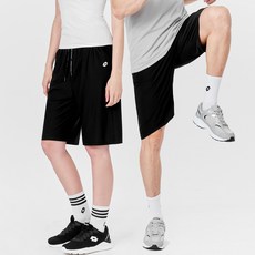 LOTTO 남녀공용 기능성 퀵드라이 스트레치 반바지