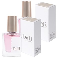 Deli Beauty Lure in Mood 長效持久基底護甲油, 10ml, 透明粉色, 2個