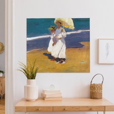 상상후 명화 패브릭포스터, 호아킨소로야 해변에서