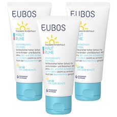 EUBOS 孩童防曬霜, 50ml, 3條