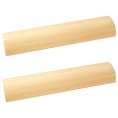 HINOKI ART 扁柏木半月腳底按摩器, 2個, 單一顏色