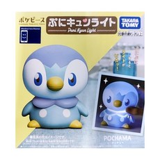 TAKARA TOMY Pokepeace 軟軟發光波加曼, 藍色
