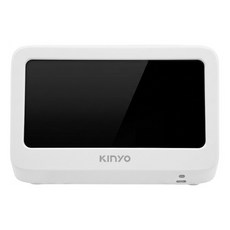 Kinyo 迷你萬年曆LCD電子鐘, 白色