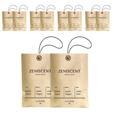 제니센트 퍼퓸 사쉐 옷장방향제 본품, 40g, 10개, 라 플레르