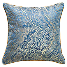 好物良品 歐式奢華波紋金絲刺繡沙發抱枕套