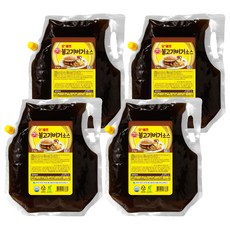 오뚜기 오쉐프 불고기버거 소스, 2kg, 4개
