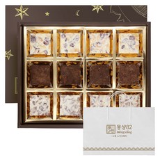 Mengxiang82 夢想 經典Q彈餅乾綜合12入 + 提袋, 原味 4入 + 巧克力 4入 + 黑糖 4入 + 提袋, 1套