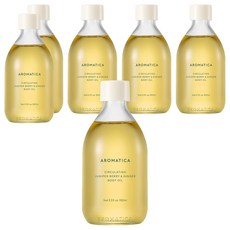 아로마티카 서큘레이팅 바디오일 주니퍼베리 & 진저향, 100ml, 6개