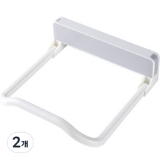 Roywing 浴室牆壁折疊式置物架掛鉤掛架, 2個, 灰色