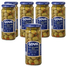 GOYA 醃漬曼薩尼亞綠橄欖, 344g, 6個