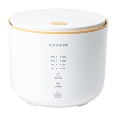 NICONICO 4人份球釜微電腦電子鍋, NI-TE1114, 球釜不沾內鍋, 4大烹煮功能, 內附飯匙/量杯, 自動保溫, 8小時預約功能