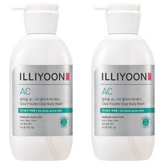 일리윤 AC 시카 클리어 바디워시, 400ml, 2개