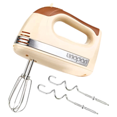 unopan 屋諾手持式電動攪拌機，五段變速，300W 強力加速，含304不銹鋼攪拌棒