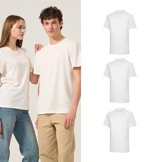 FOREVER 21 男款All Day高密度棉質內搭短袖T恤 3件組