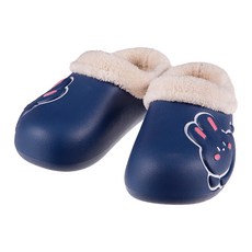 LollyTree 兒童兔子圖案EVA保暖拖鞋