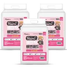PRIMEOW 基本款狗狗尿布墊, 100入, 3個