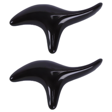 MEO 蜜蠟足部按摩 T字形指壓棒 刮痧, 2個, 單一顏色