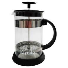Kiyodo 法式濾壓沖泡壺, 800ml, 1個, 黑色