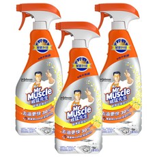 Mr Muscle 威猛先生 廚房清潔劑 無刺鼻味道, 500g, 3瓶
