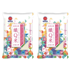 三好米 纖Q米, 低澱粉高纖維 增添飽足感, CNS 二等, 1.5kg, 2包