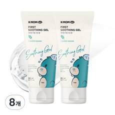 케이맘 유아용 비건 처음 수딩젤 무향, 8개, 150ml