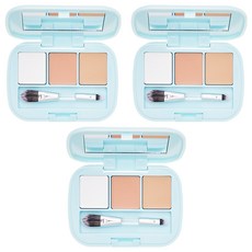 AMUSE 에어리 스팟 컨실러 팔레트 3g, 3개, 혼합색상